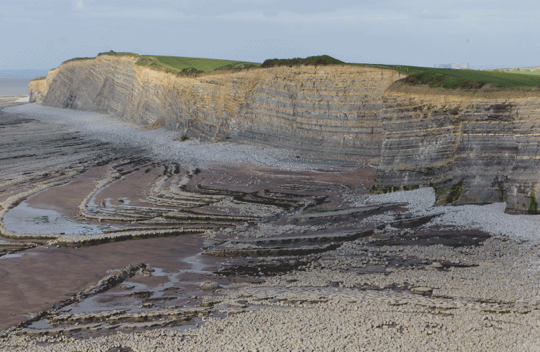 Rock outcrop, England